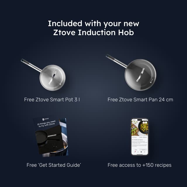 Ztove induktionskogeplade ZIG80401 (80 cm)