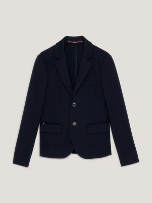 Blazer de malha com abotoamento simples