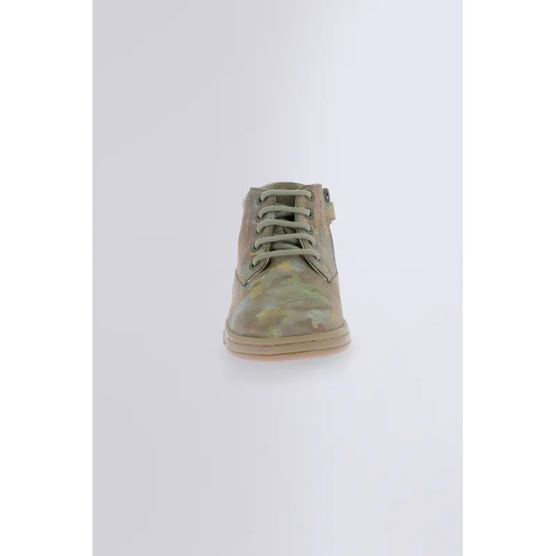 TACKLAND KAKI CAMO IRISE BOTTINES Cuir Fille