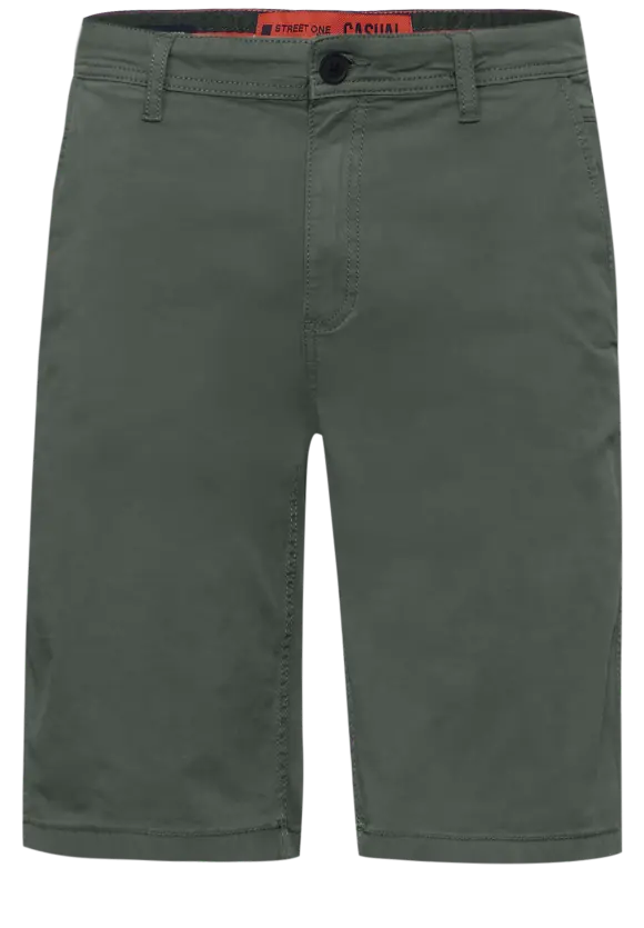 Basic Twill Chino Shorts - dusty urban green