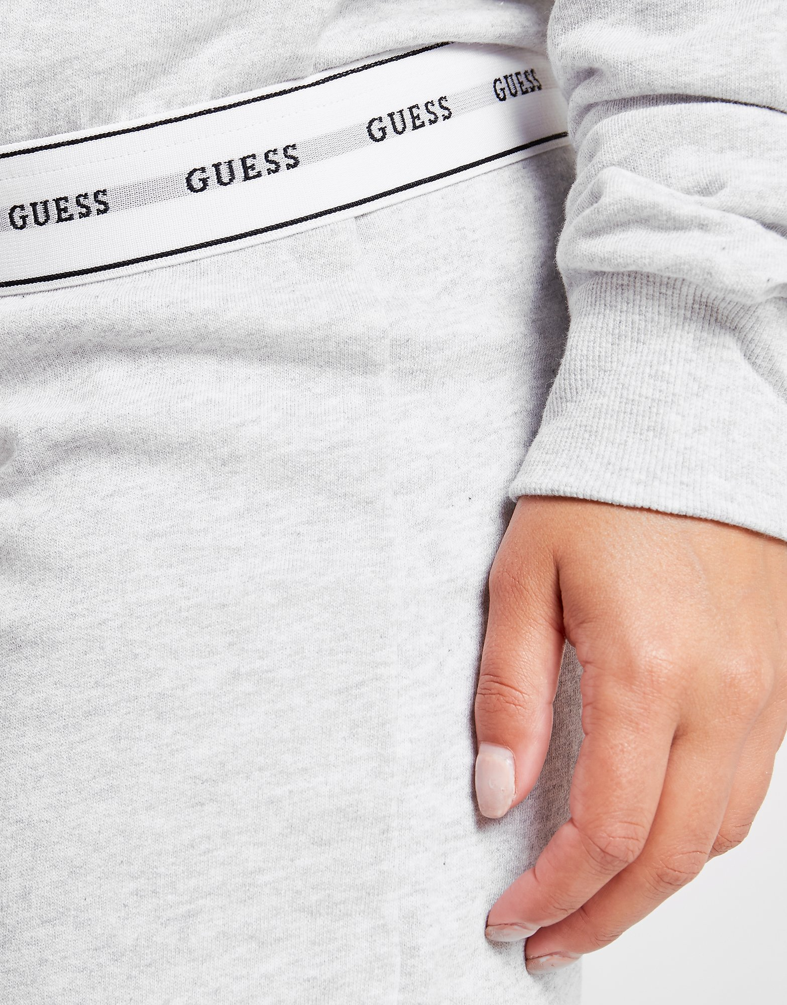GUESS Sweat à capuche Tape Zippé Femme