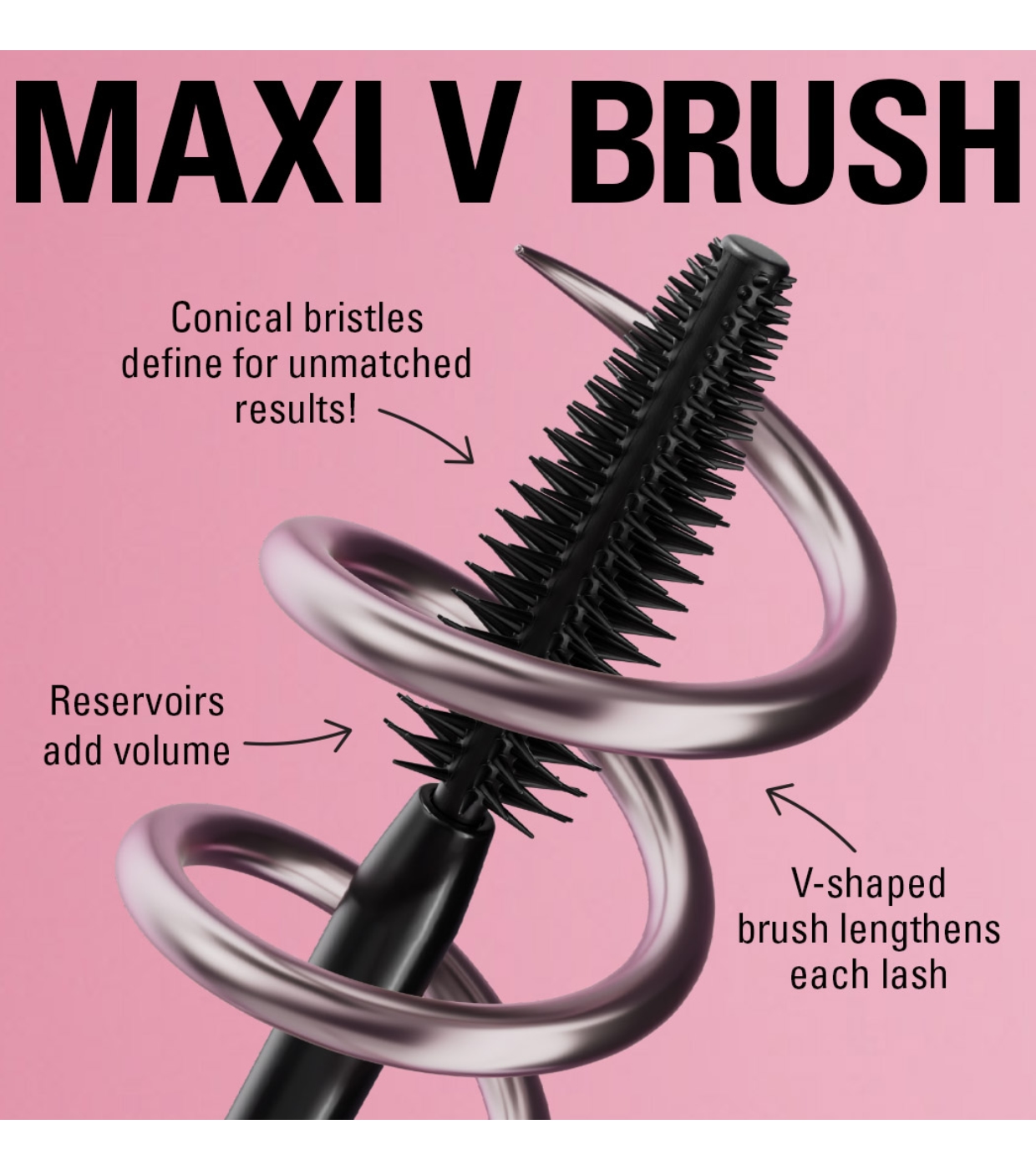 Makeup Revolution - Máscara para Cílios Wrap Lash - Black