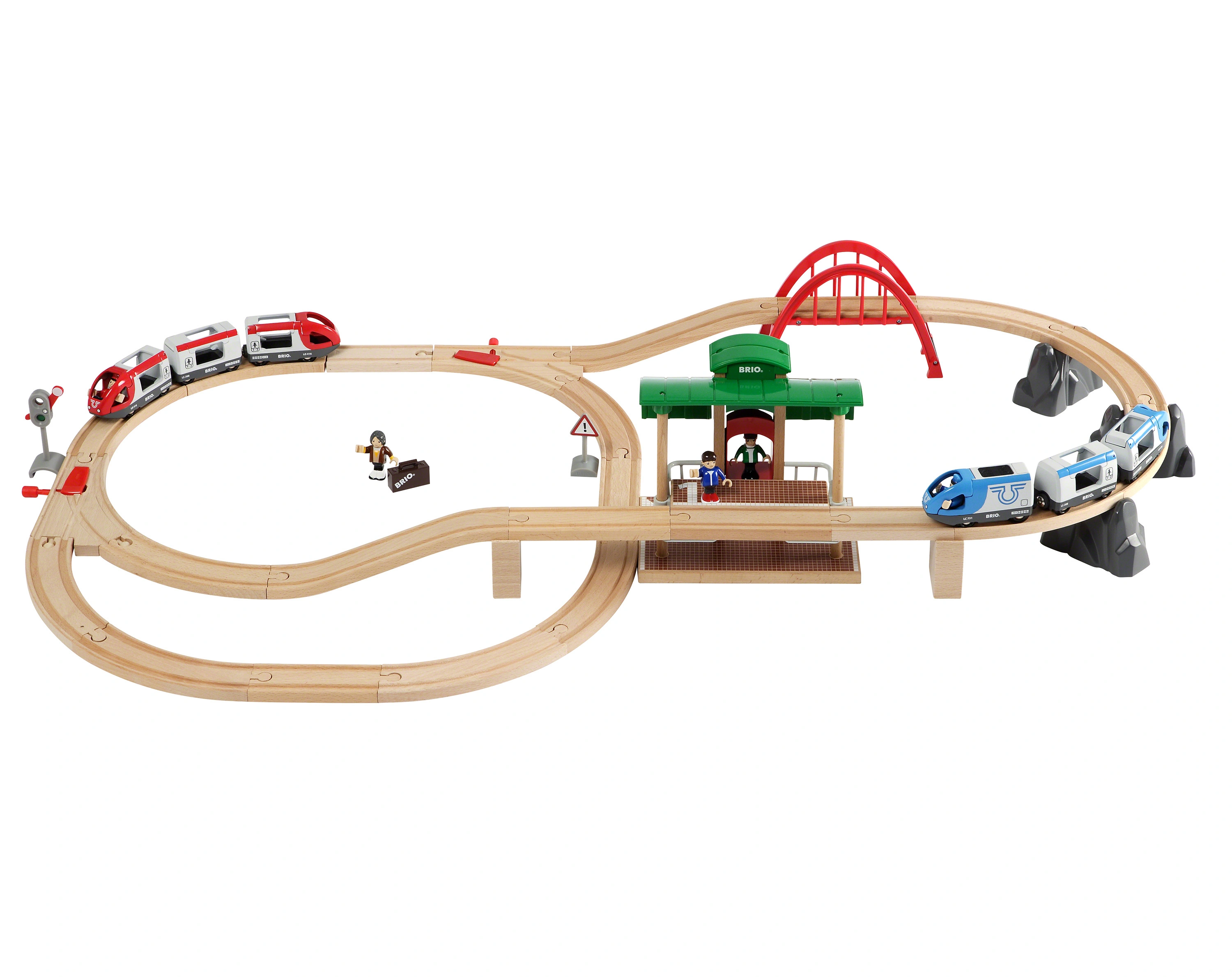 BRIO Großes Bahn Reisezug Set