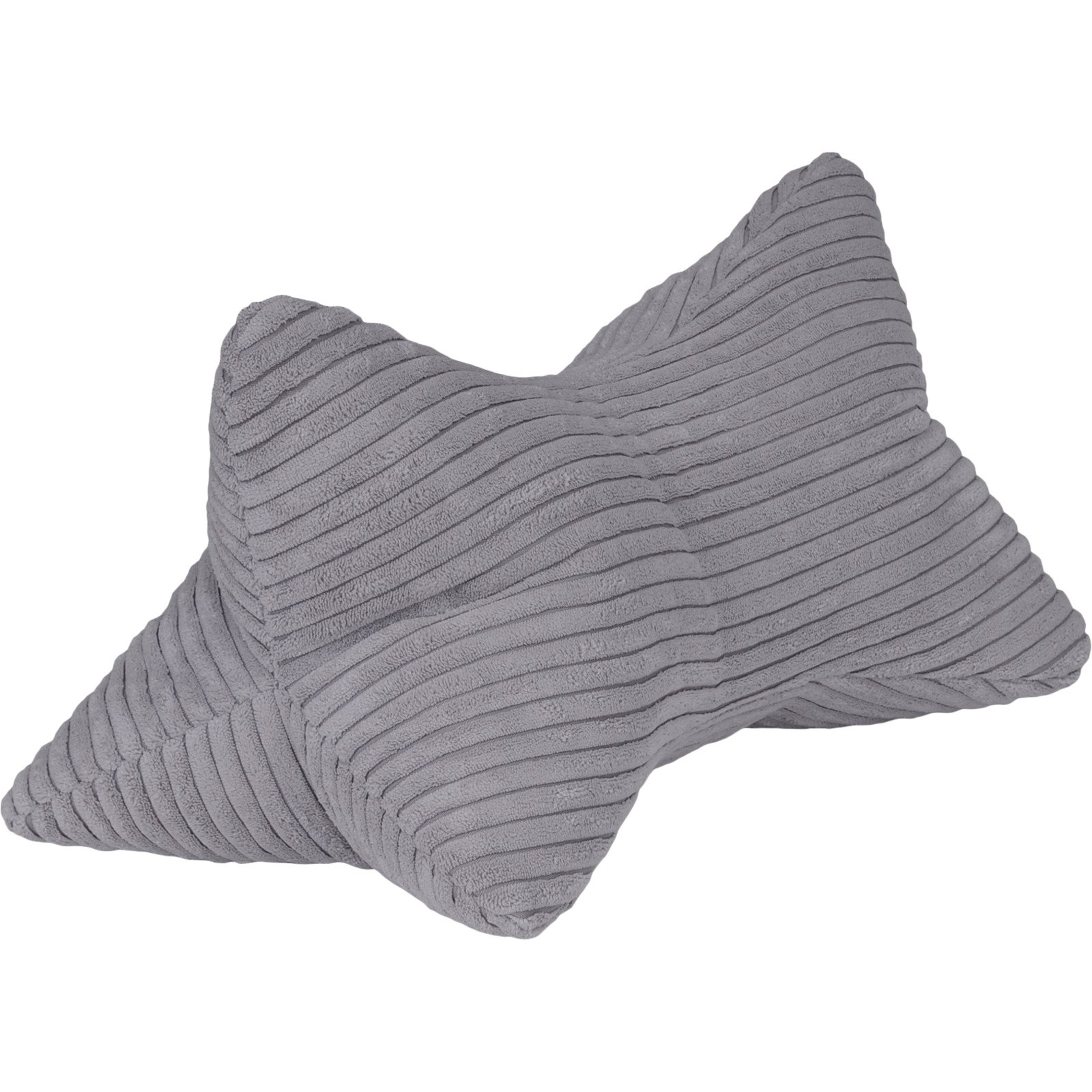 Stützkissen Cora Stoff silber 42 x 24 cm