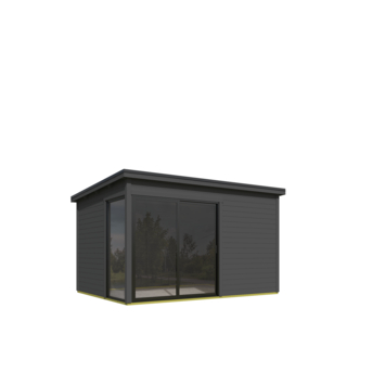 Tuinhuis Olivia 385x295 cm grijs