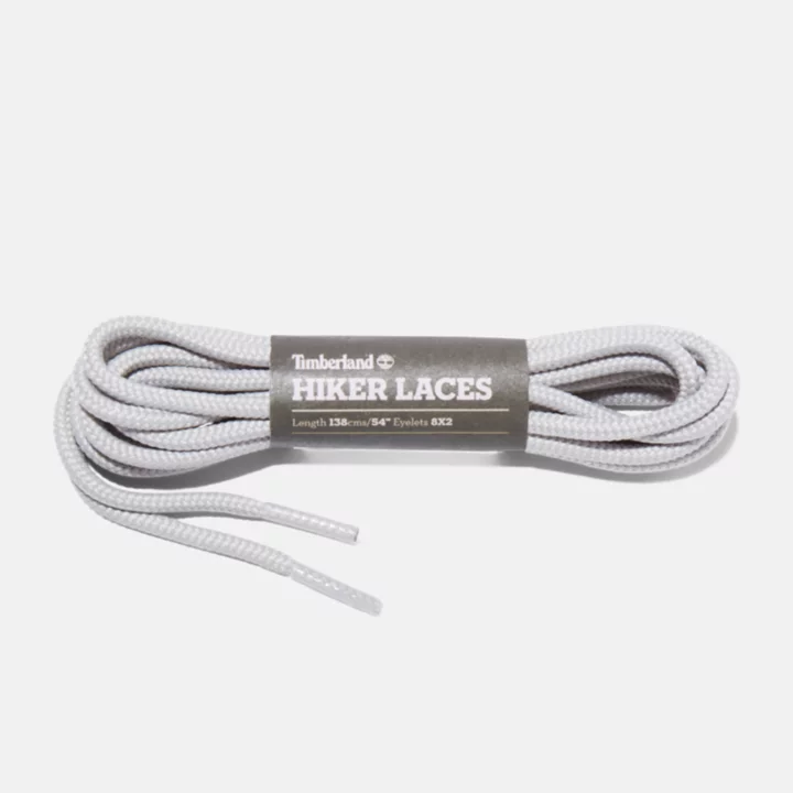 Lacets de rechange ronds pour chaussures de randonnée 137 cm (54 pouces) en gris