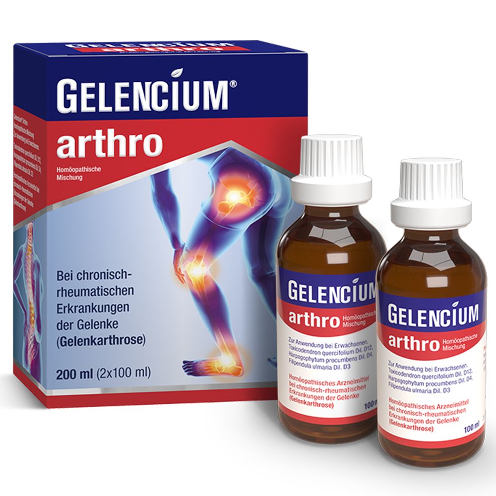 GELENCIUM® Arthro - pflanzliche Tropfen bei Arthrose