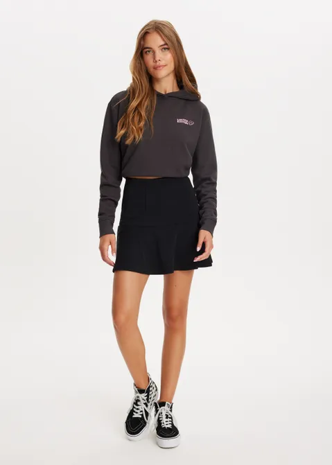 Effen skort zwart (ZWART)