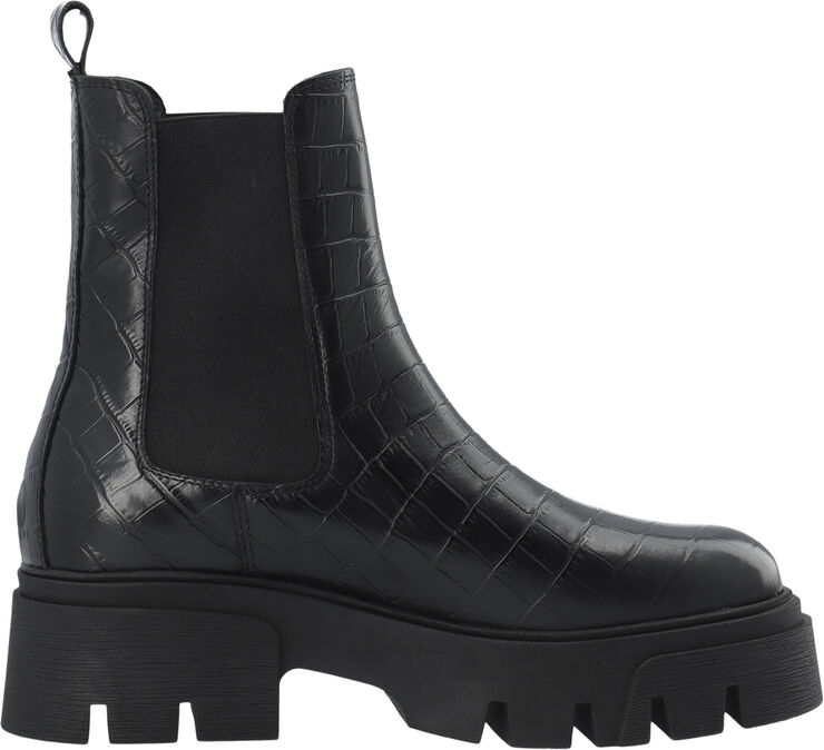 Bianco Tini Chelsea Boot #C Black croco