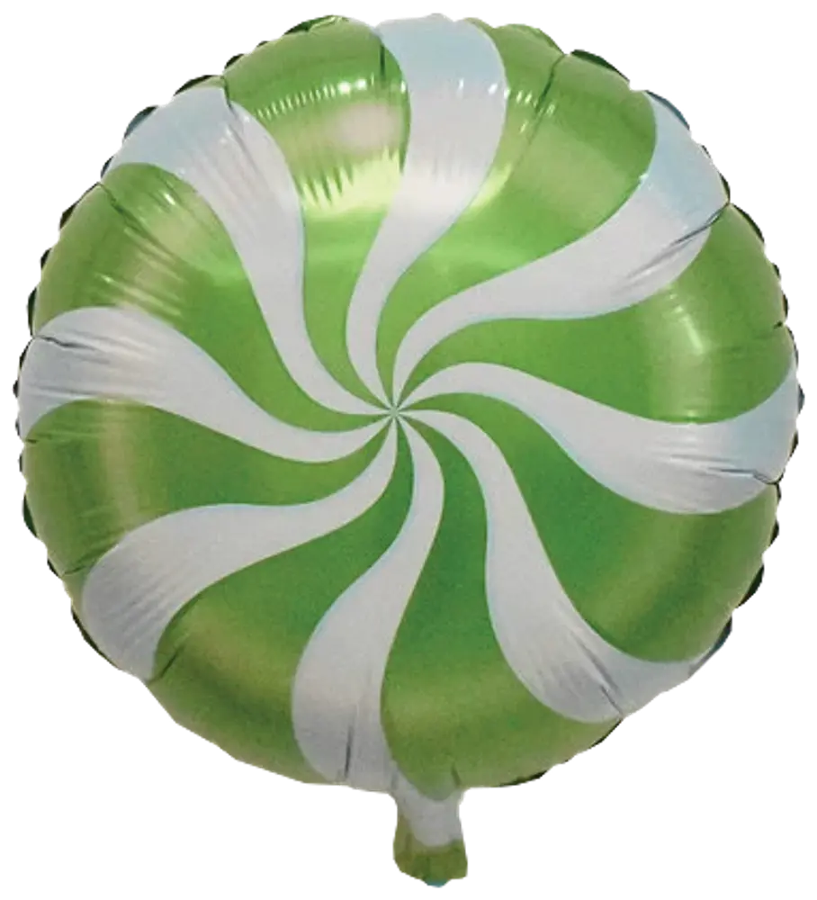 Folieballon 33 cm - Grøn bolsje