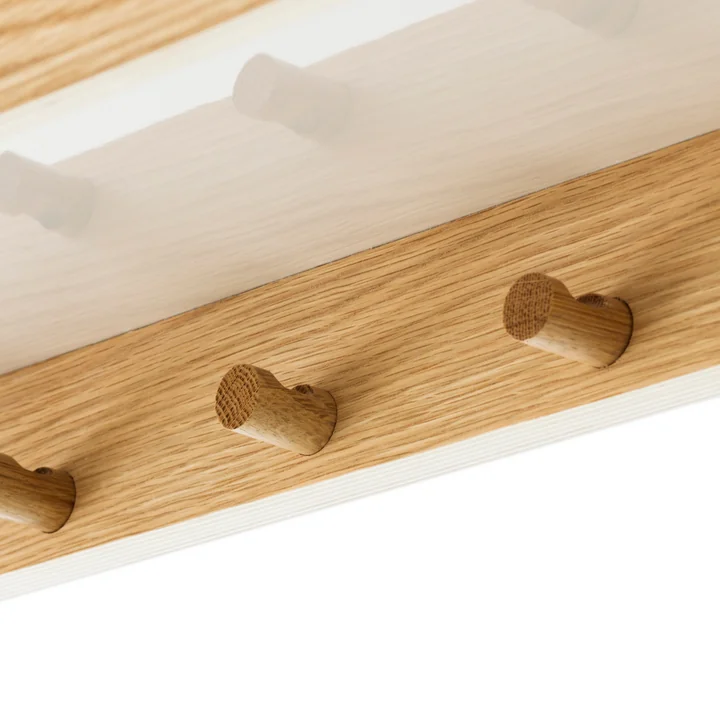 Audo - Epoch Wandgarderobe, L 50 cm, Eiche natur
