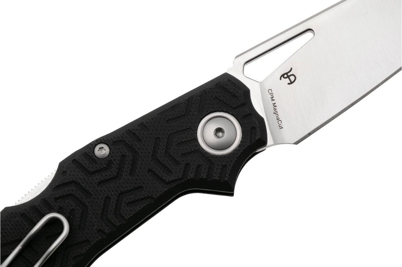 Viper Alfa V6020GB3D, Satin CPM MagnaCut, Black 3D Textured G10 zakmes, Simone Tonolli design