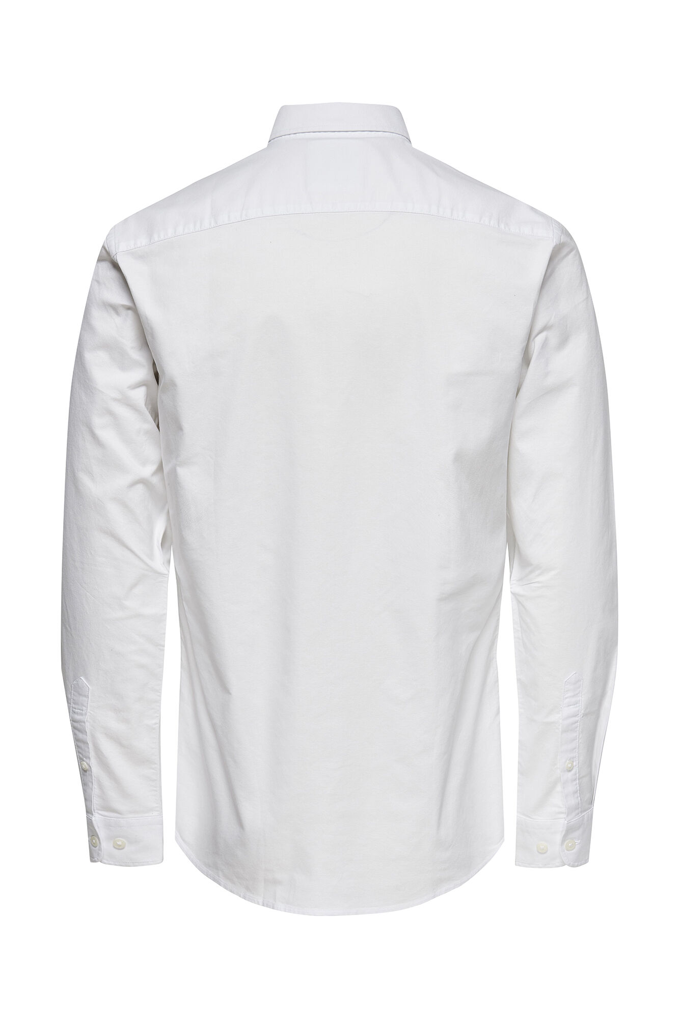 Camisa Oxford de manga comprida com bolso