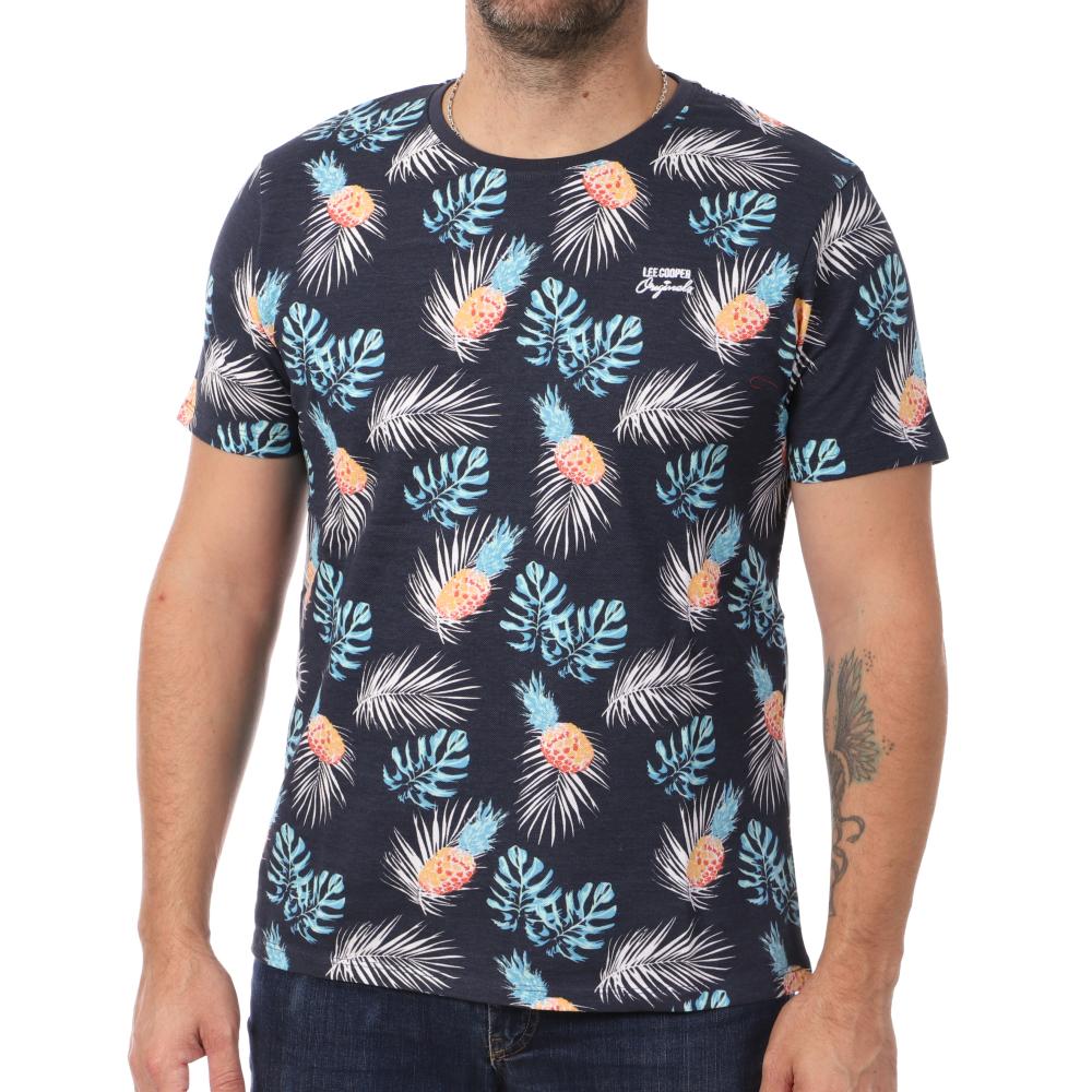 Lee Cooper T-shirt Marine Homme Lee Cooper Oterik