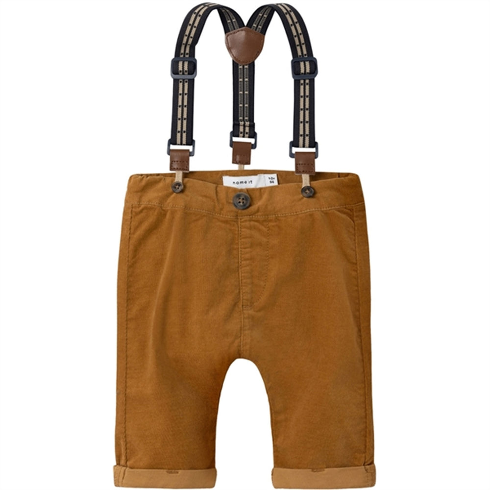 Bone Brown Ben U-Shape Bukser - Name It