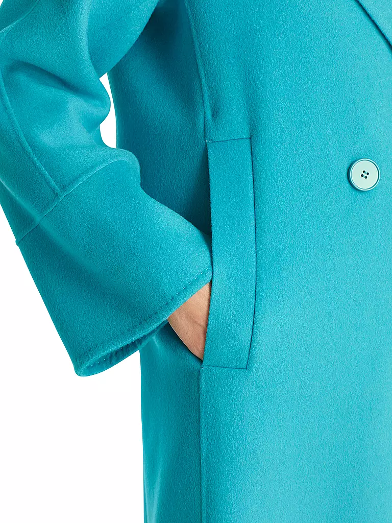 MARC CAIN Wollmantel  türkis