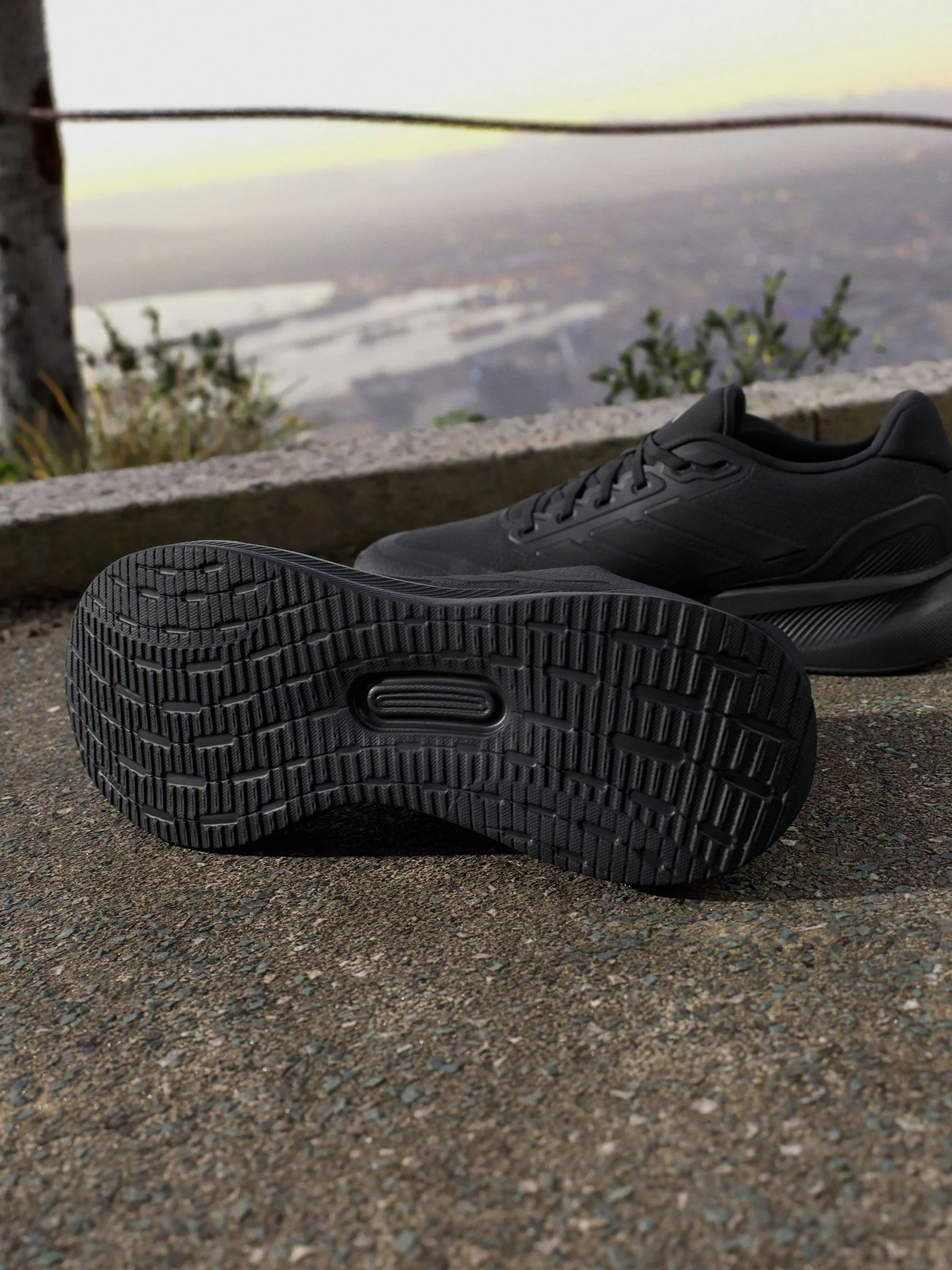 Donkerzwart - adidas Runfalcon 5 Running Trainers