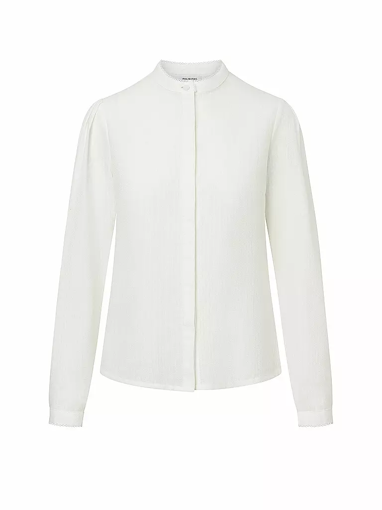 FELI & HANS Trachtenbluse BELUNA weiss