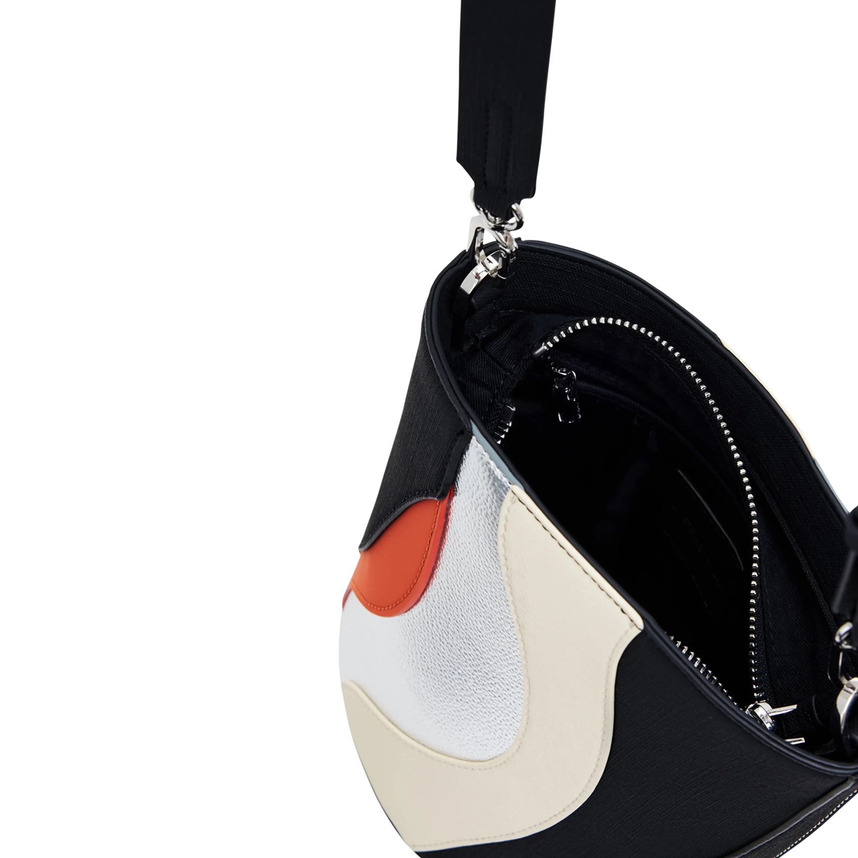 Sac bandoulière motif à vagues | Multicolore