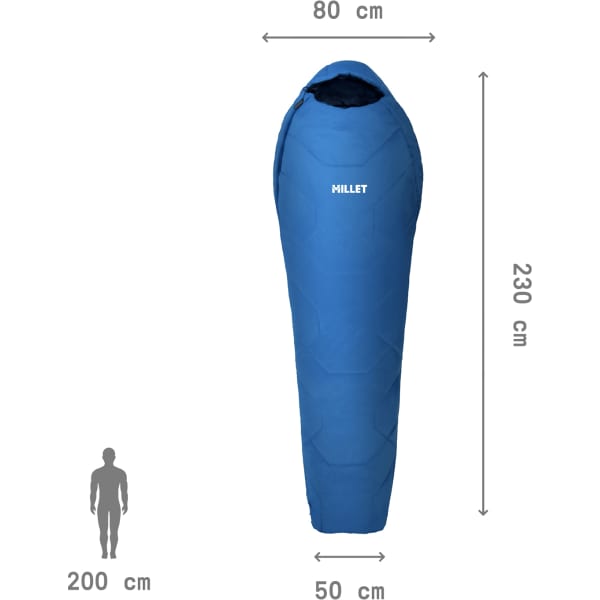 Sac de couchage MILLET BAIKAL 750 LONG SKY DIVER