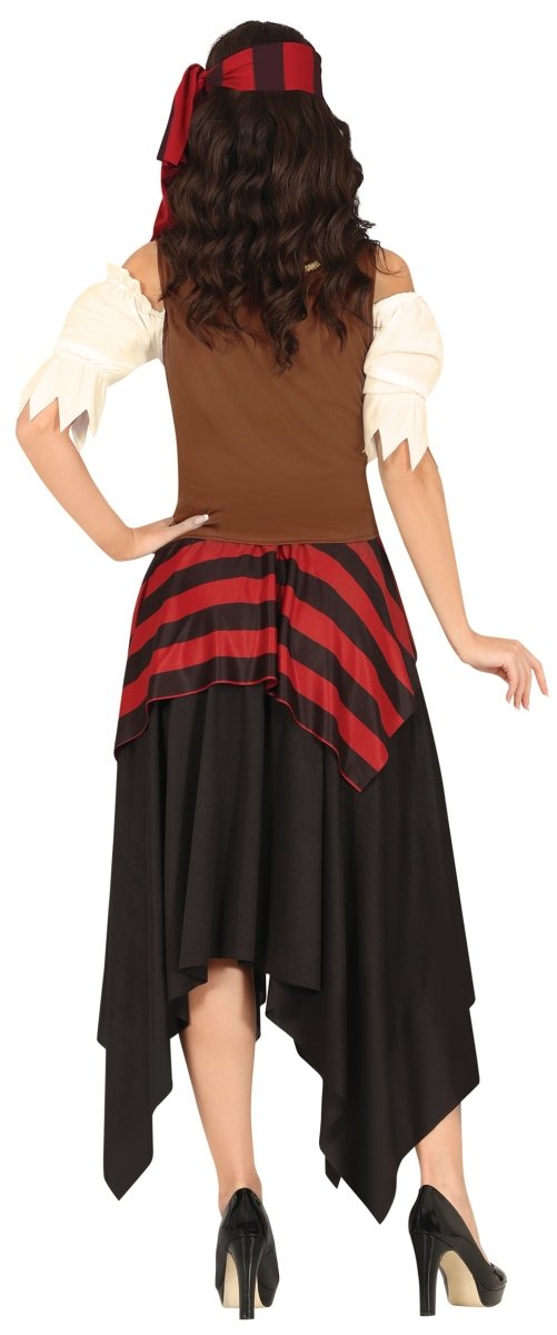 Piratenpak Rood Bruin Dames