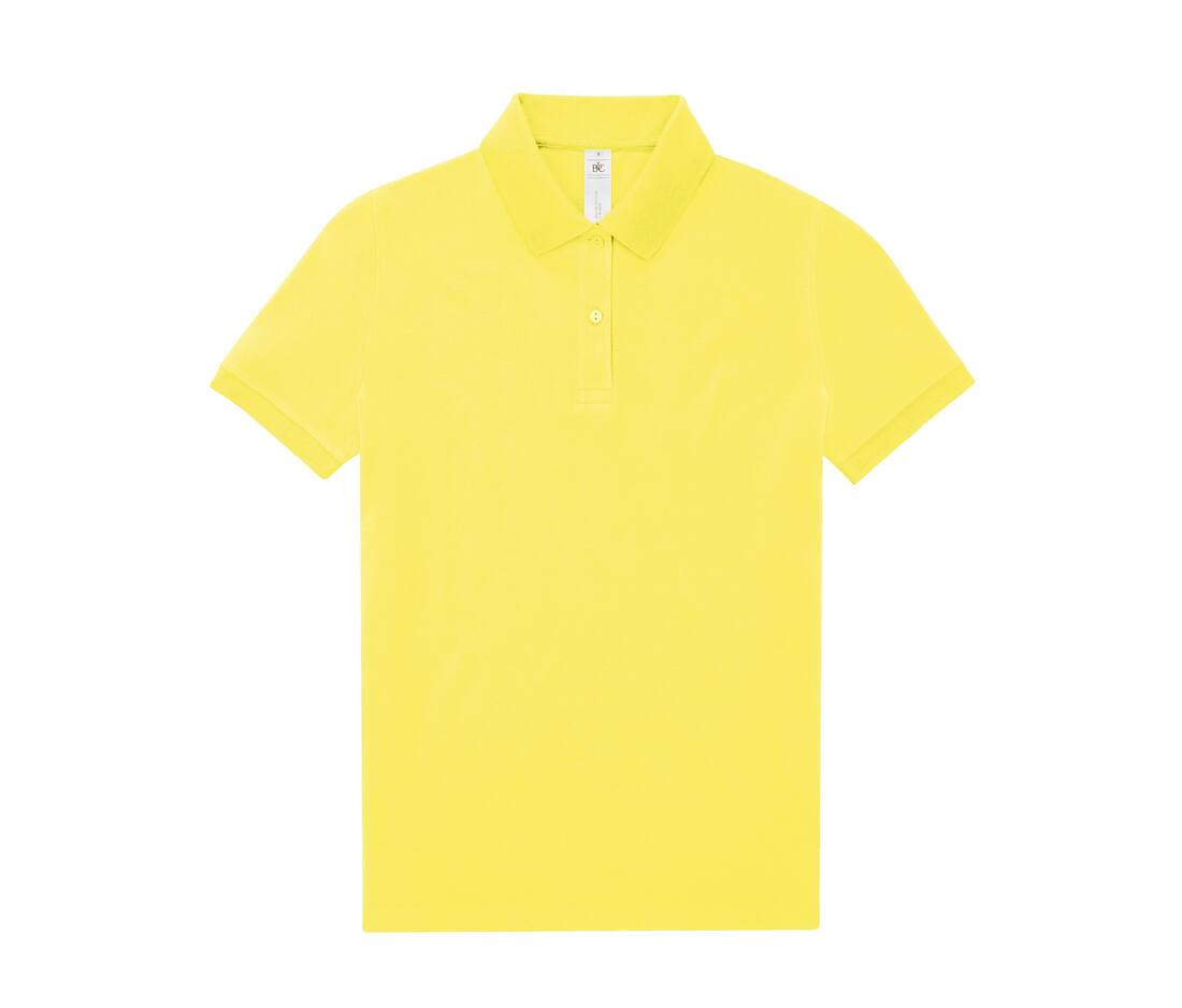 B&C BCW461 - Polo Femme Élégant en Coton Pré-Rétréci
