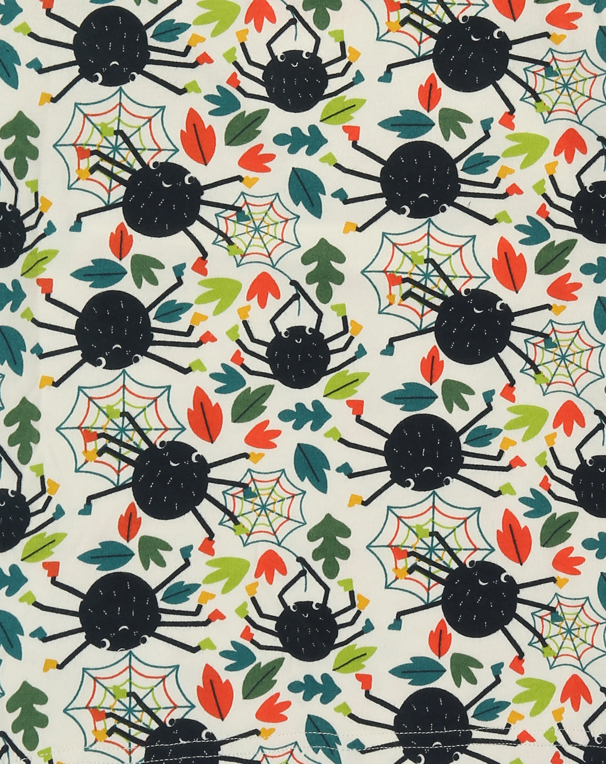 Schlafanzug SPIDERS 2-teilig lang in weiß/blau