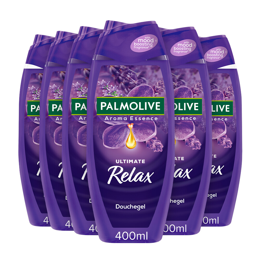 6x Palmolive Douchegel Aroma Essences Ultimate Relax400 ml