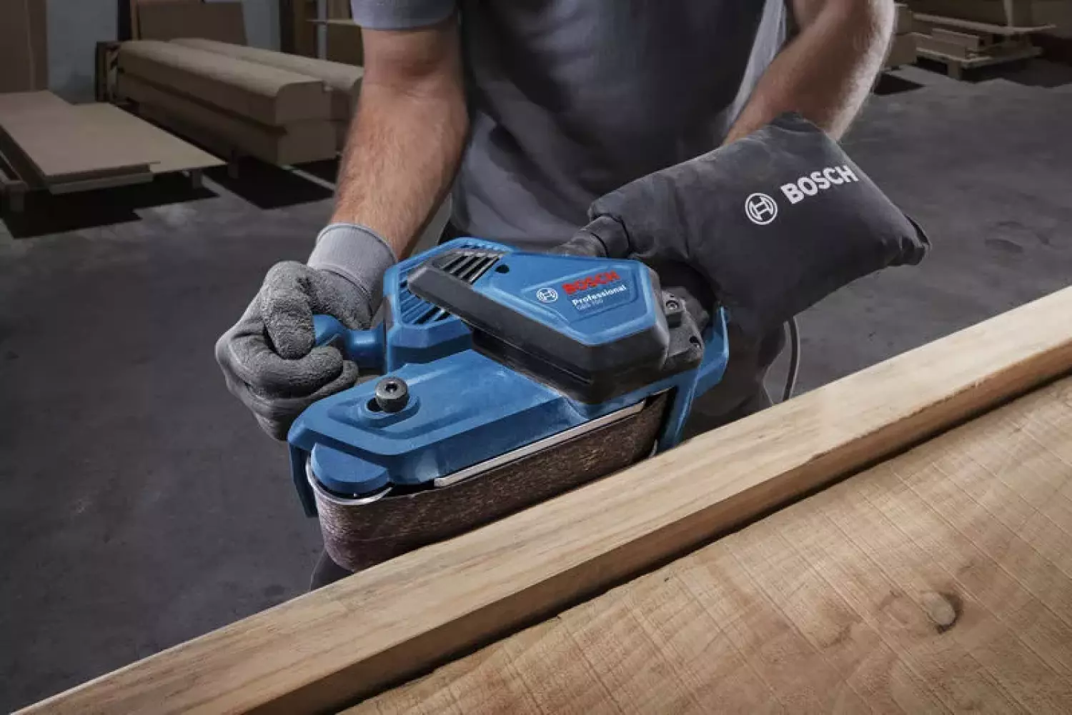 Bosch GBS 750 Bandschuurmachine - 75 x 533 mm