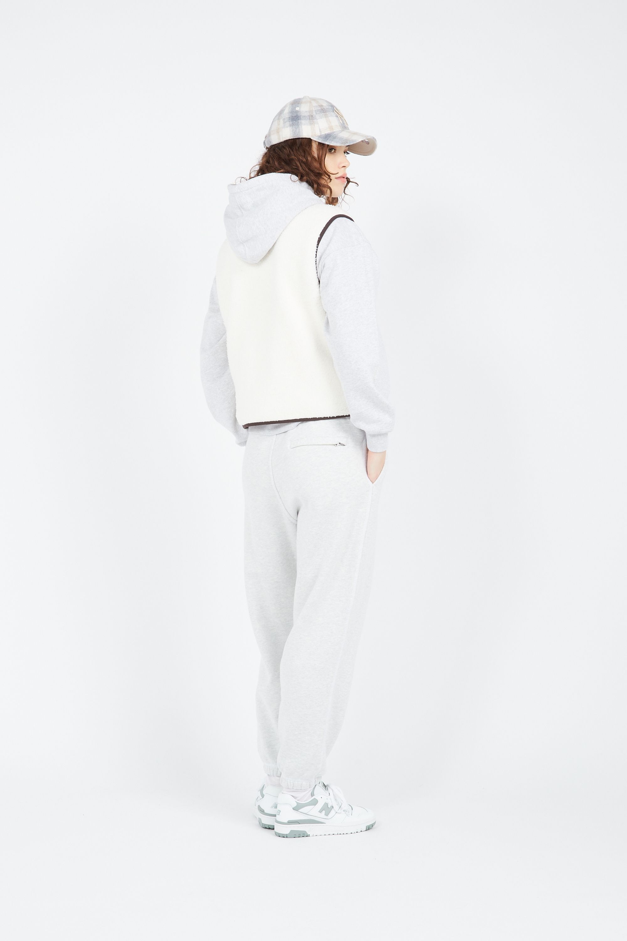 CONVERSE Veste SHERPA VEST Beige