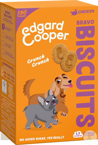 Edgard & Cooper Bravo Biscuits Pour Chiens Goût Poulet 400g