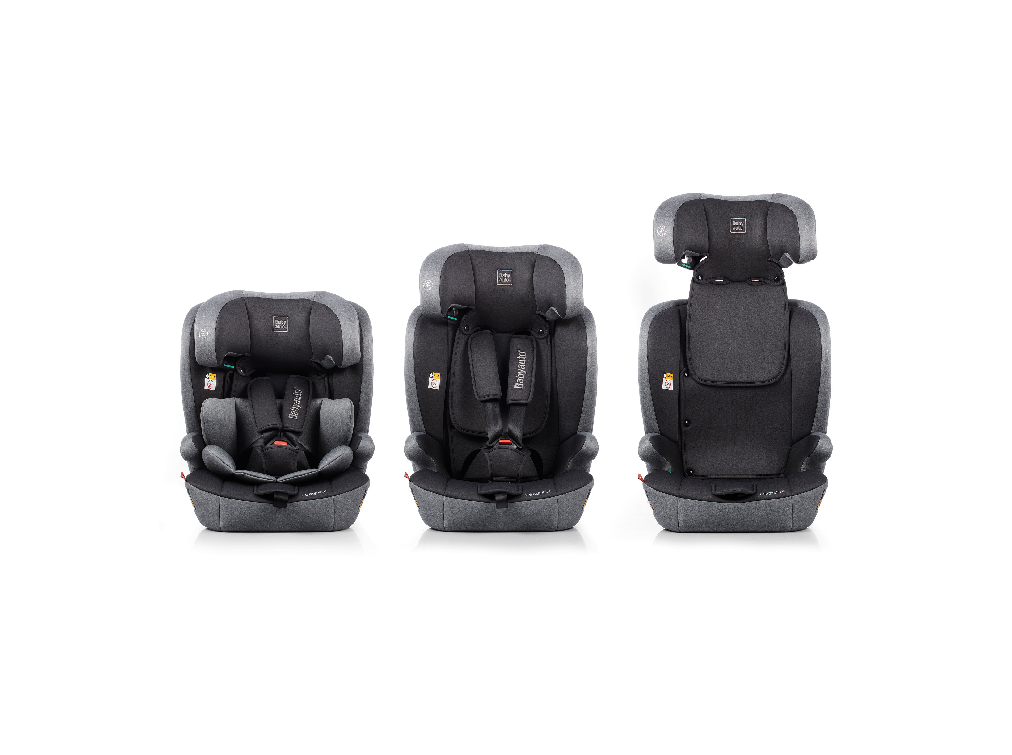 CADEIRA AUTO I-SIZE BABYAUTO 76-150CM ISOFIX ANTRACITE