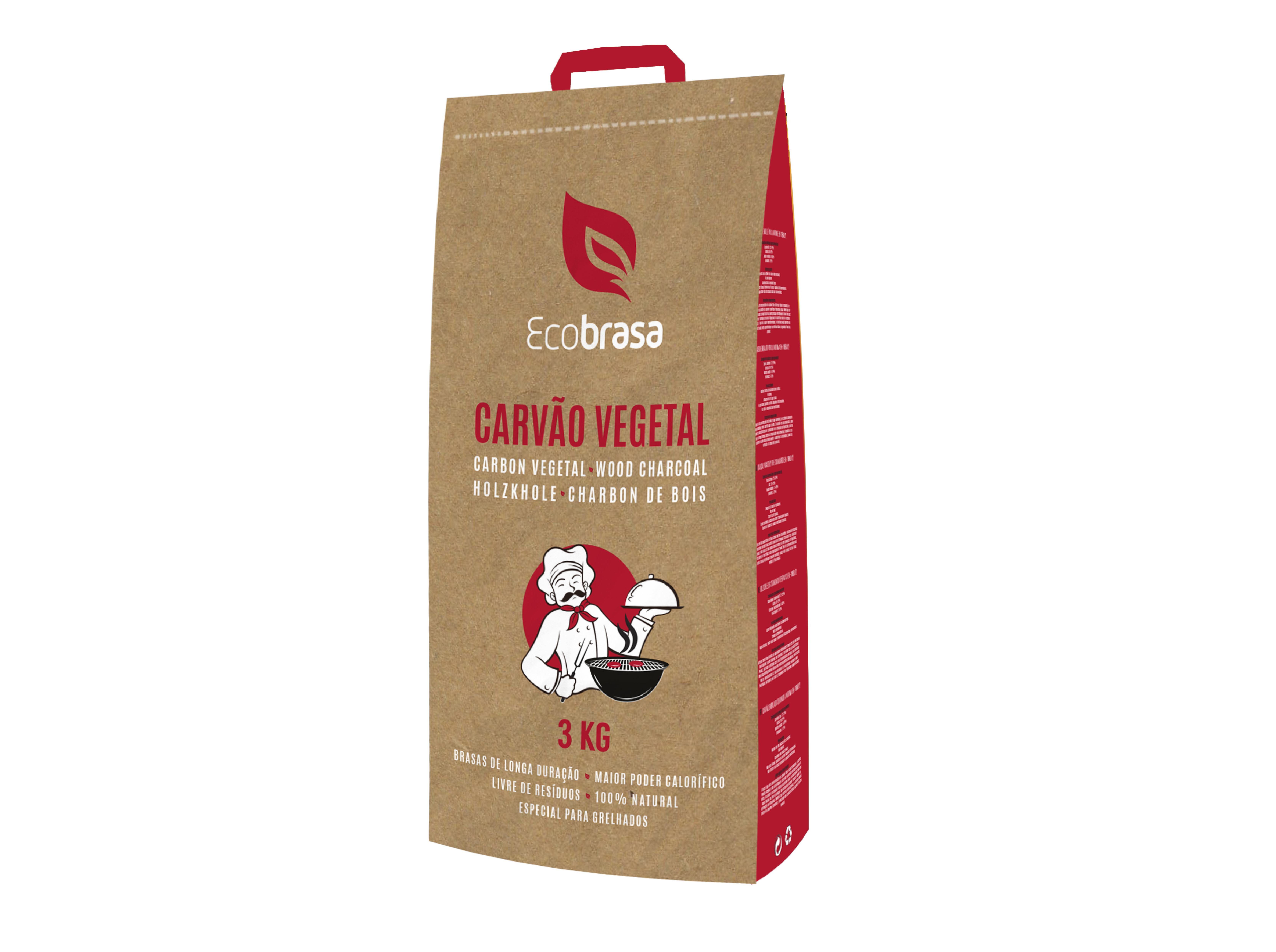 CARVÃO VEGETAL ECOBRASA 3KG