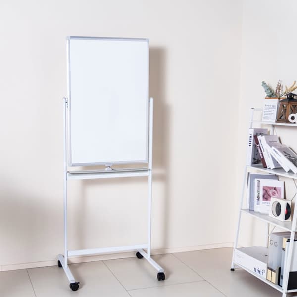 LogiLink Dobbeltsidig mobil whiteboardtavle 60x90 cm