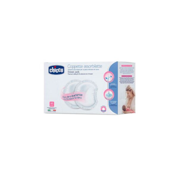 Chicco Discos Absorventes Anti-bacterianos 60 un.   30 un.