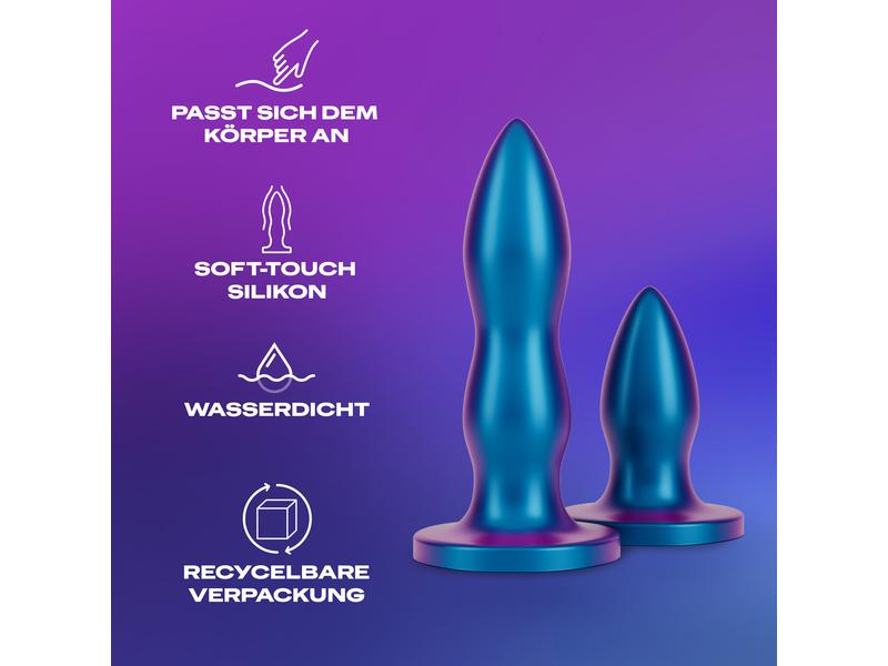 Durex Anal Plug Deep & Deeper 2-teilig 2-teiliges Analspielzeug Set mit ein- & zweistöckigem Anal Plug