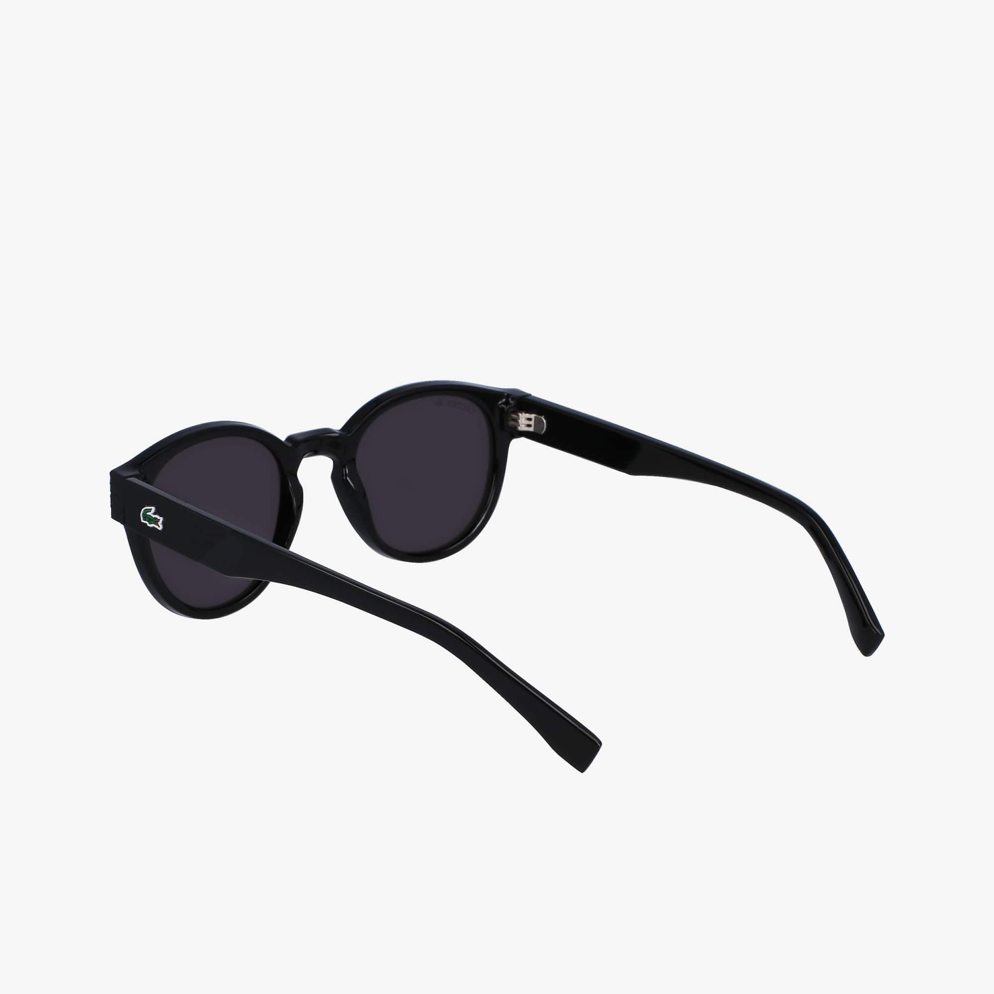 Lunettes de soleil L.12.12 ovales en résine végétale Lunettes de soleil - Noir - Lacoste - Femme