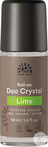 Urtekram Lime Deo Crystal Déodorant Au Citron Vert Roll-On 50ml