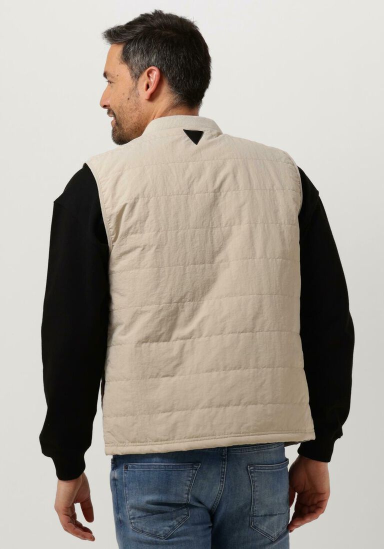 PUREWHITE zand purewhite bodywarmer light padded bodywarmer