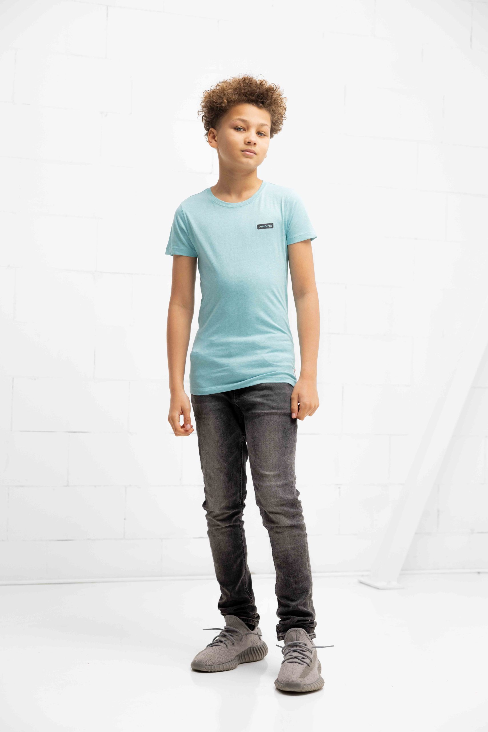 Vingino Basic T-Shirt Kids Blauw