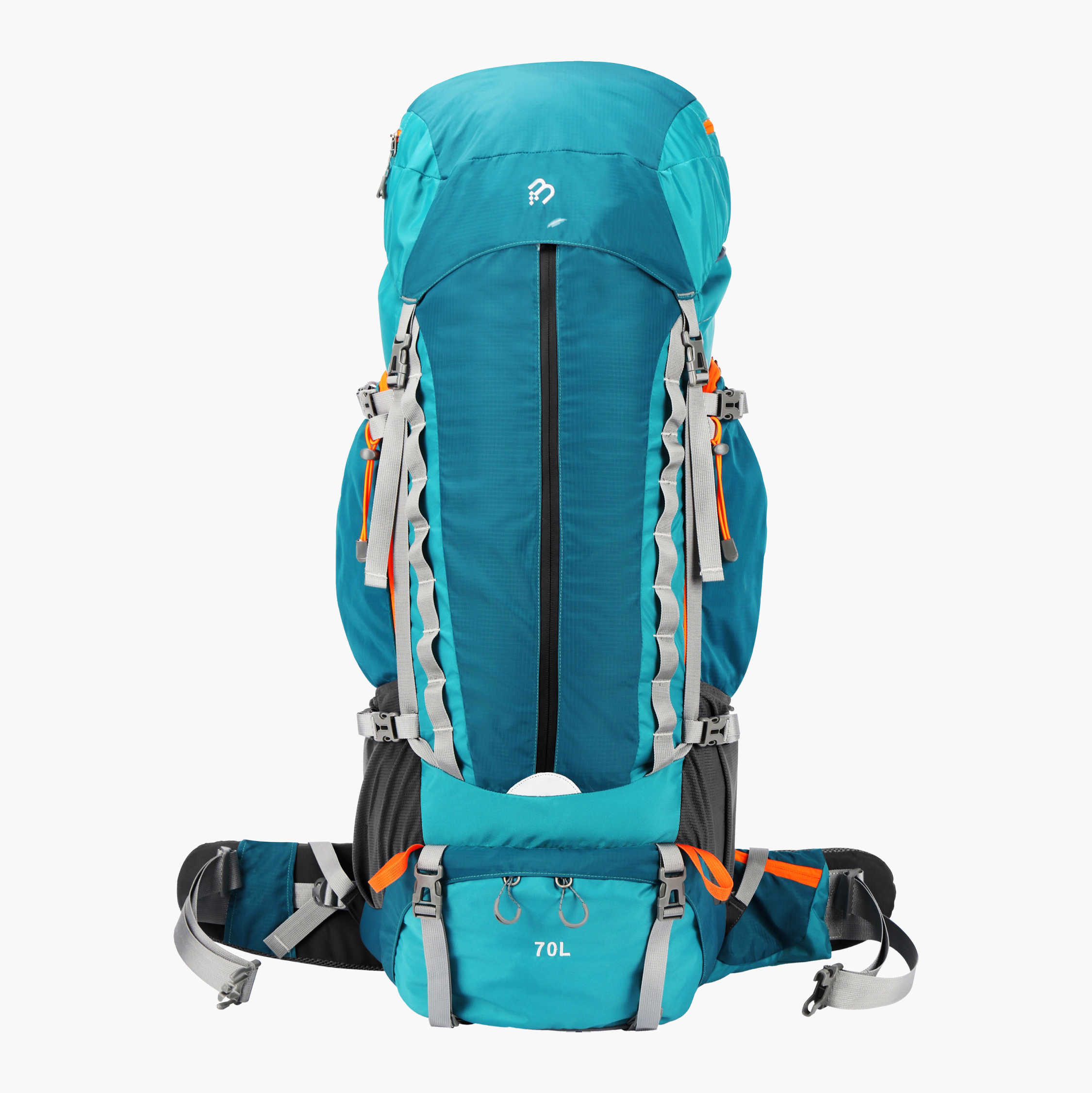 Ryggsekk Backpack, 70 liter, grønn