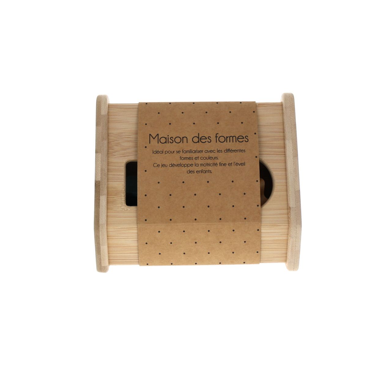 Maison à formes en bois et silicone Mercredi et Patati