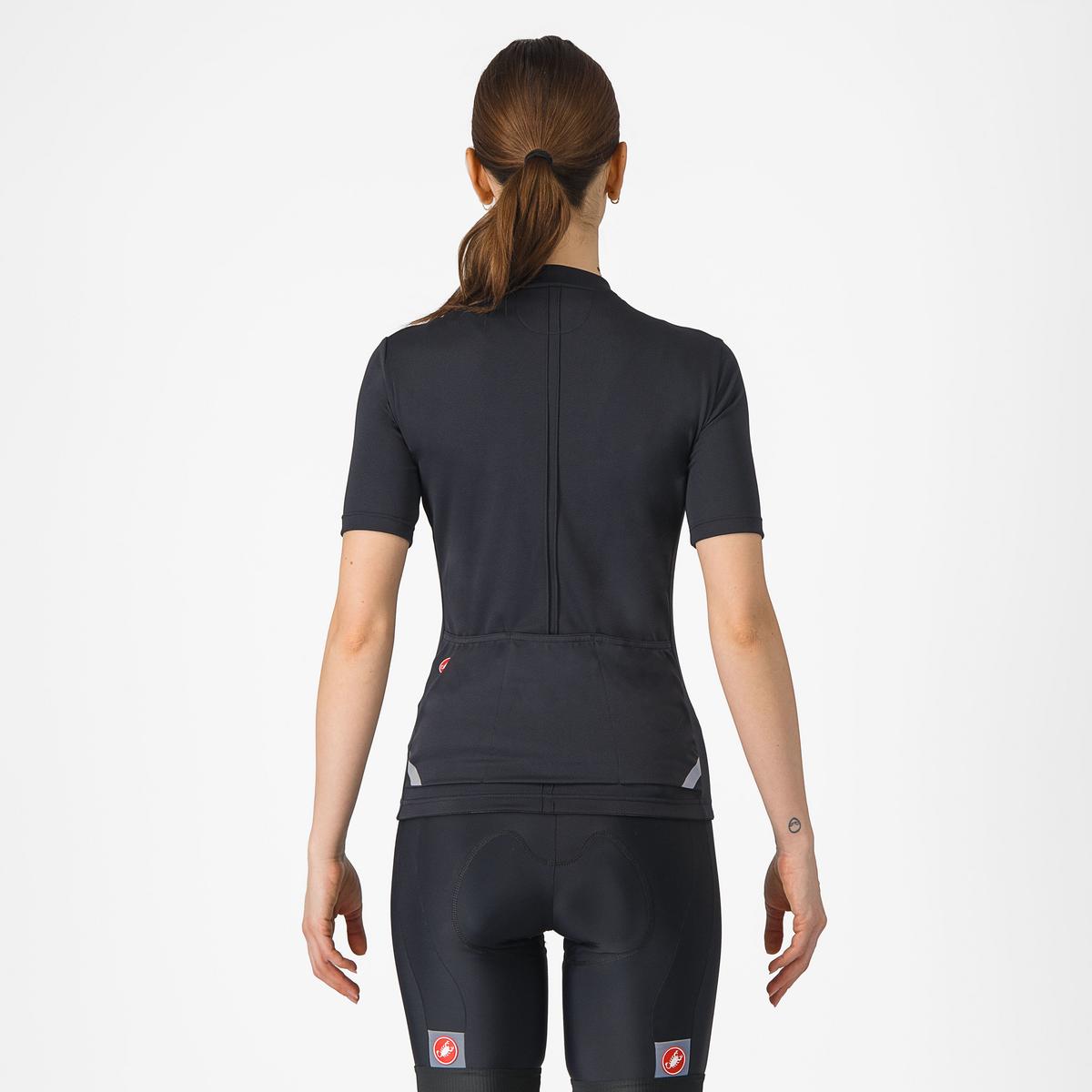 Castelli Anima 4 cykeltrøje light black dame