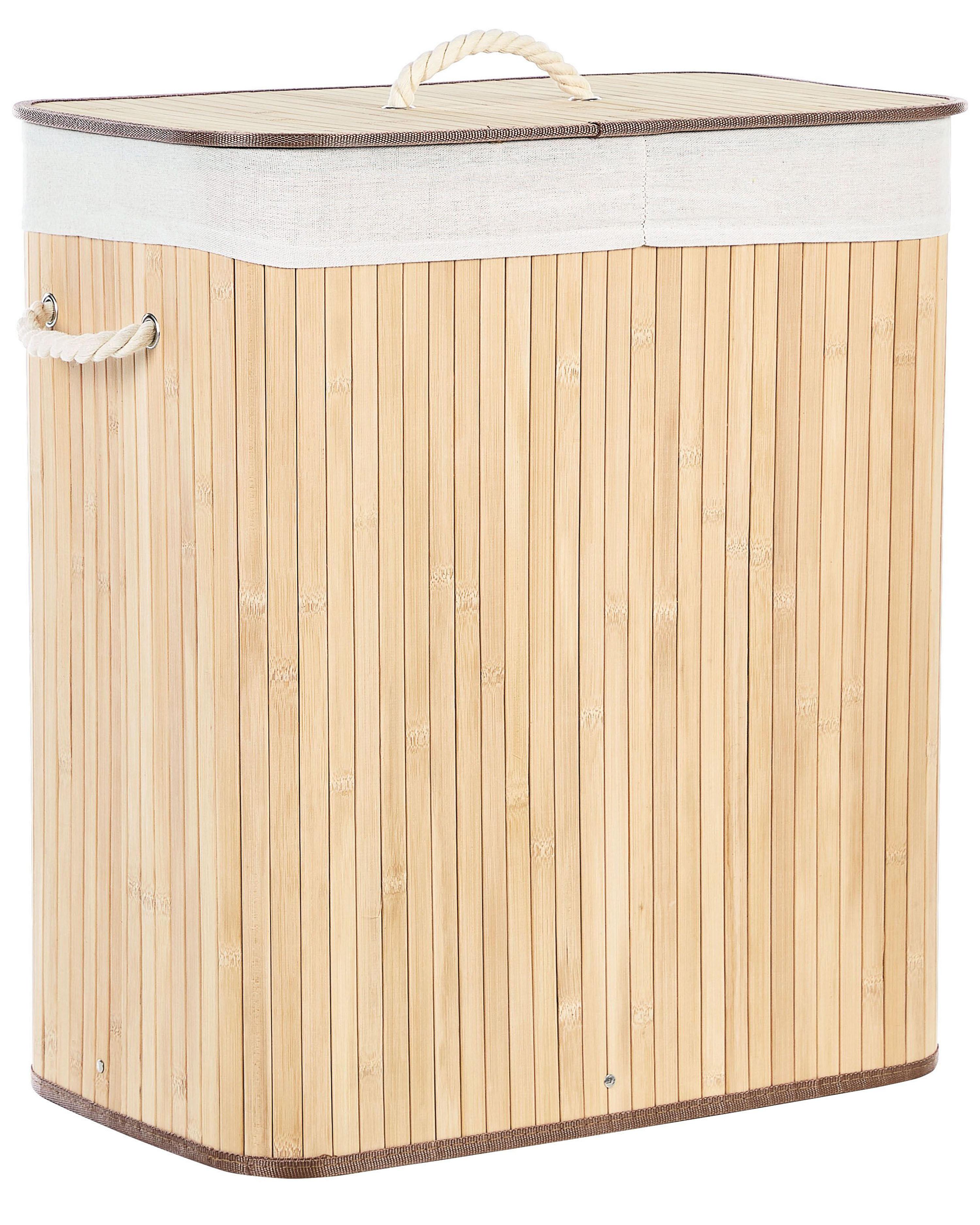Mand KANDY Bamboehout Lichtbruin 100 L