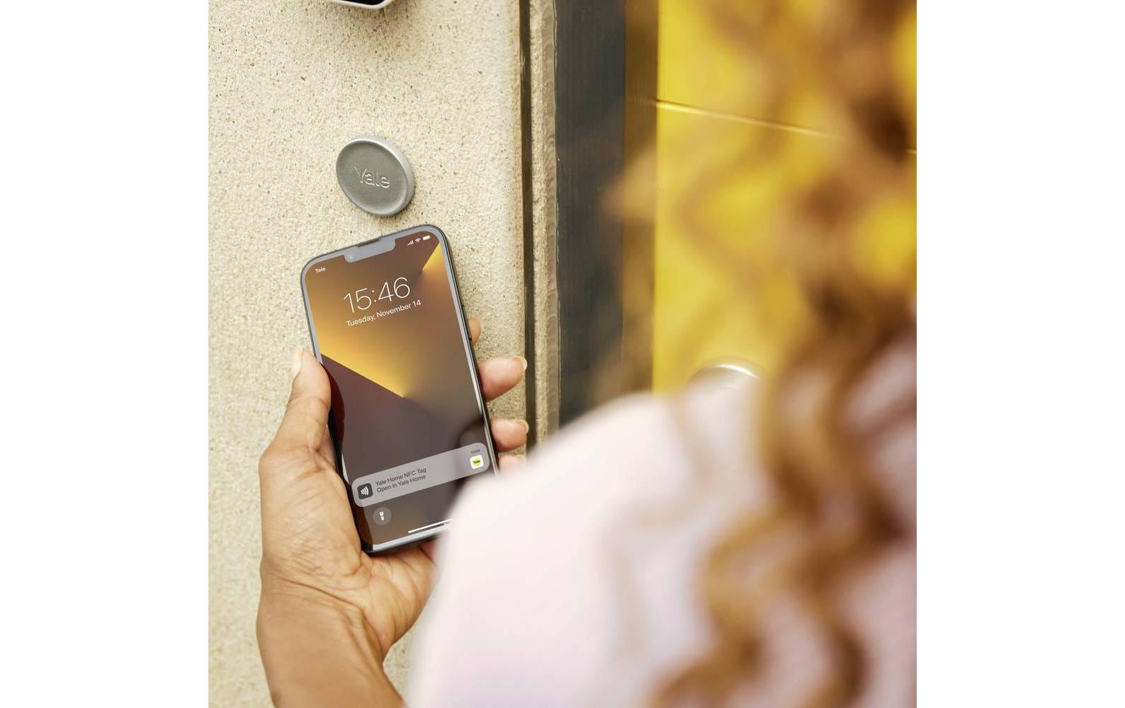 Linus L2 Smart Lock, CH+EU-Zylinder, Silber<br>Intelligentes Türschloss, mit WLAN- und Bluetooth- und NFC- Verbindung