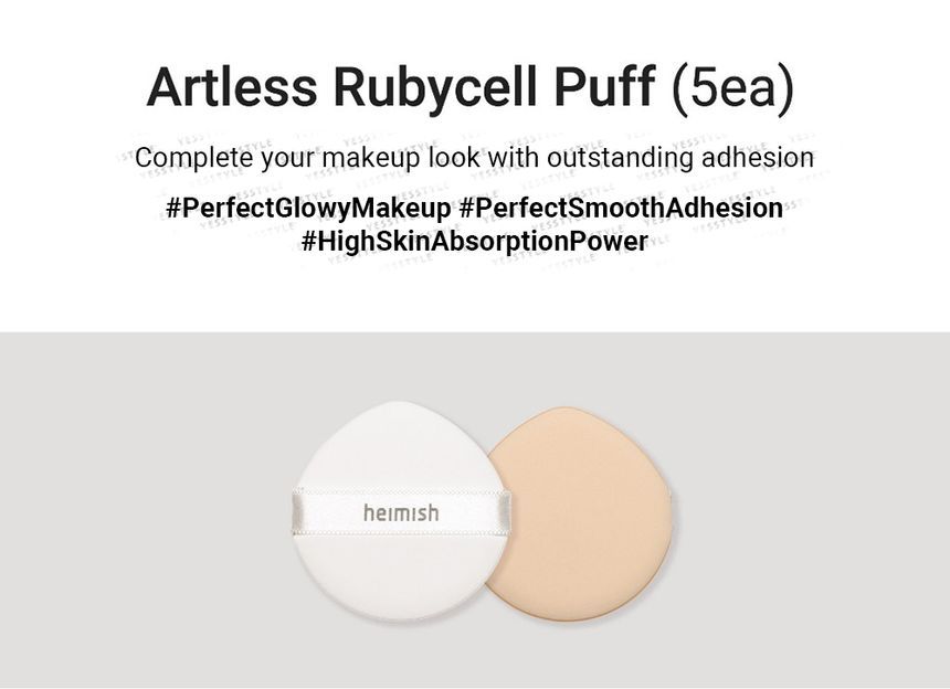 heimish - Artless Rubycell Puff 5 stuks