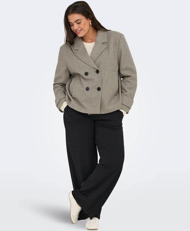 Carfreja - Jas - Omkeerbaar - Plus-size - Met Knoopsluiting - Voorzakken - Polyester Voering