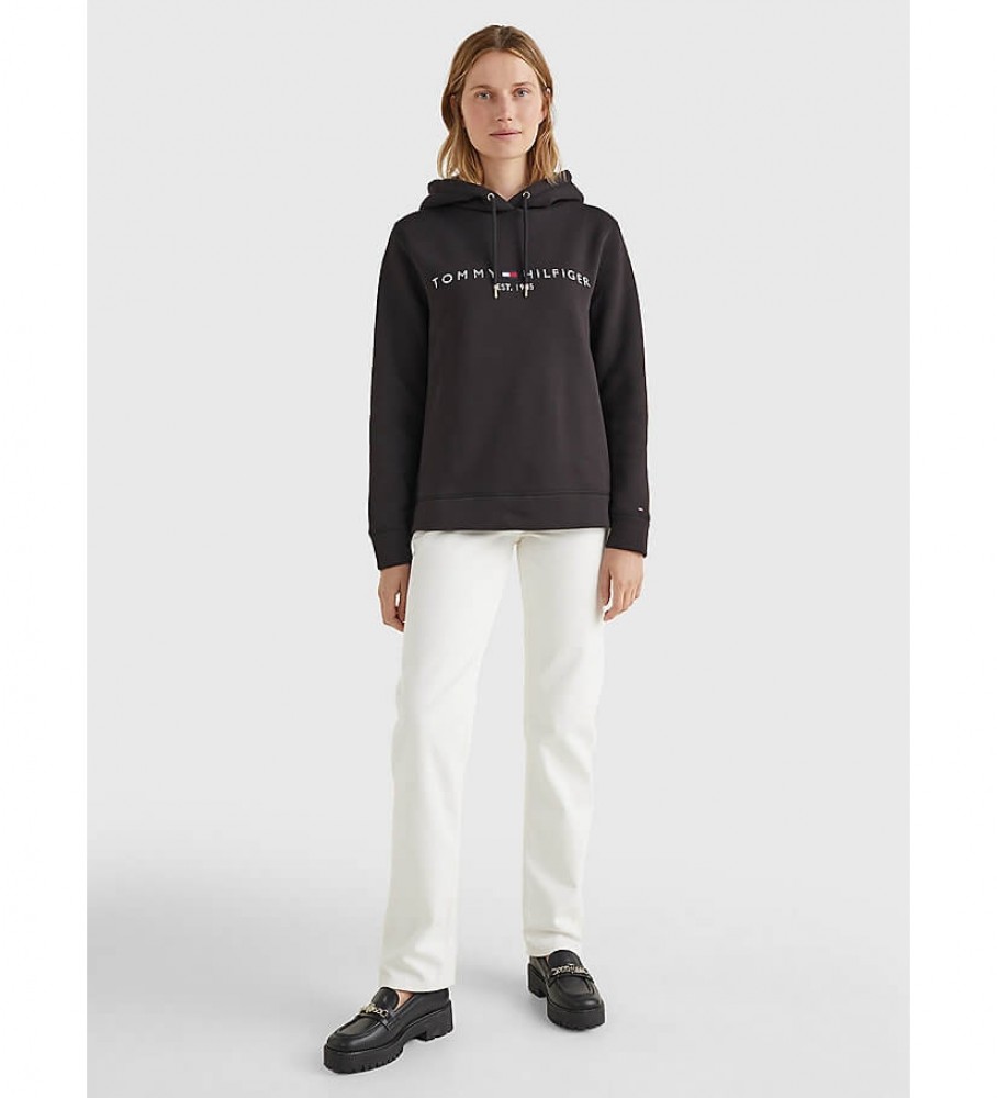 Moletom Tommy Hilfiger Heritage Hilfiger Preto