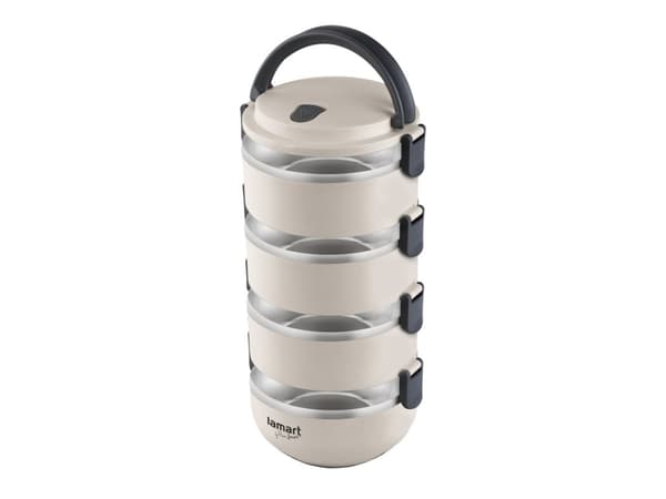 Lamart by Piere Lamart TEMP LT6024 - Thermal food carrier - 2.4 L - rund - beige