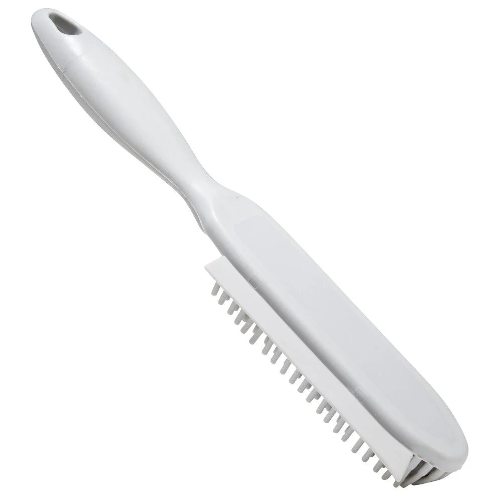 Balayette en silicone grise